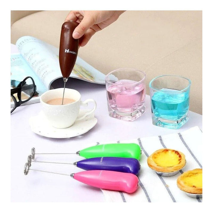 Stainless Steel Milk Frother/Electronic Hand Mixer