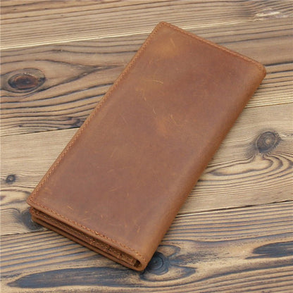 Pure First Layer Cowhide Retro Wallet