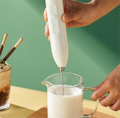 Stainless Steel Milk Frother/Electronic Hand Mixer