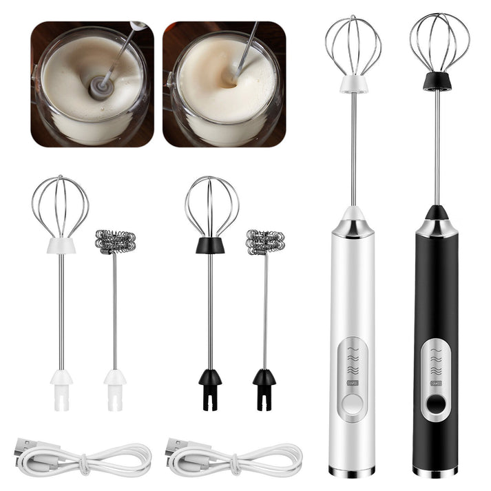 Stainless Steel Milk Frother/Electronic Hand Mixer